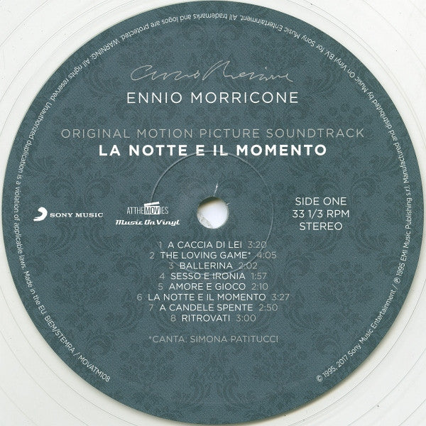 Ennio Morricone : La Notte E Il Momento (Colonna Sonora Originale Del Film) (LP, Album, Ltd, Num, RE, Tra)