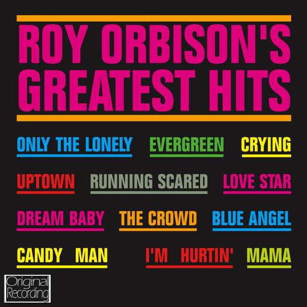 Roy Orbison : Roy Orbison's Greatest Hits (CD, Comp, RE)