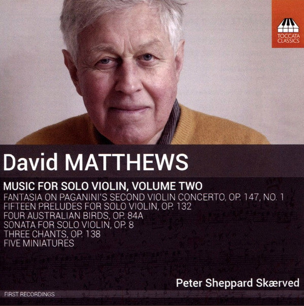 David Matthews (9), Peter Sheppard : Music For Solo Violin, Volume Two (CD, Album)