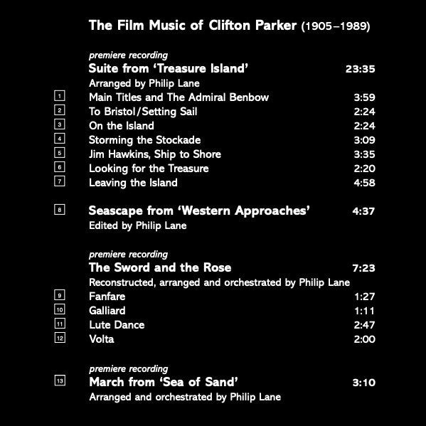 Clifton Parker, BBC Concert Orchestra, Rumon Gamba : The Film Music Of Clifton Parker (CD)