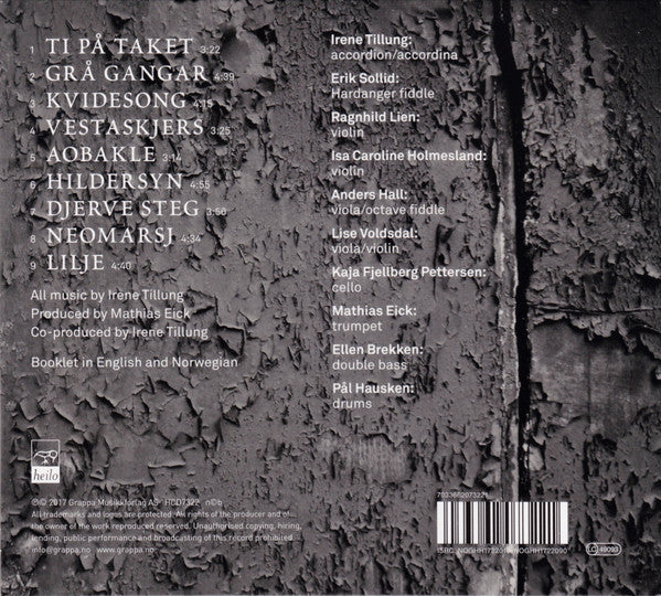 Irene Tillung Med Ti På Taket : Hildersyn (CD, Album, Ltd)