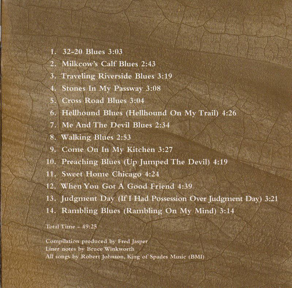 John Paul Hammond : At The Crossroads: The Blues Of Robert Johnson (CD, Comp)