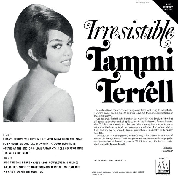 Tammi Terrell : Irresistible Tammi Terrell (CD, Album, Ltd, RE, S/Edition)