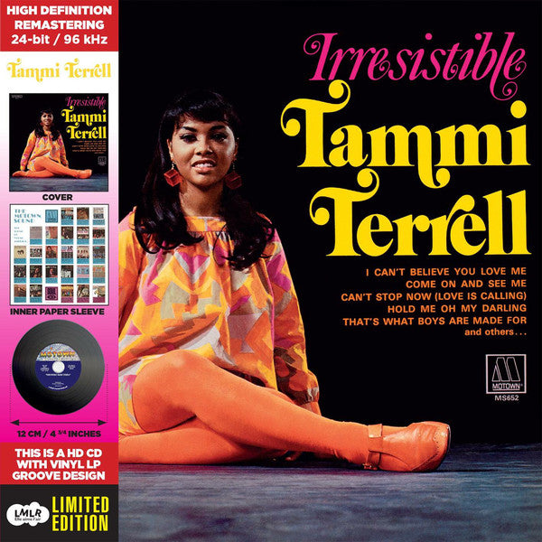 Tammi Terrell : Irresistible Tammi Terrell (CD, Album, Ltd, RE, S/Edition)