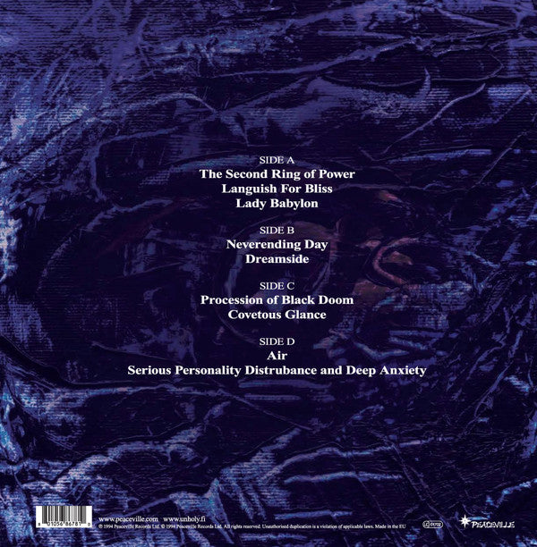Unholy : The Second Ring Of Power (2xLP, Album, RE, 180)