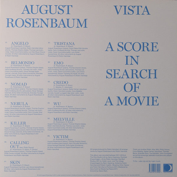 August Rosenbaum : Vista (LP, Album, Ltd)
