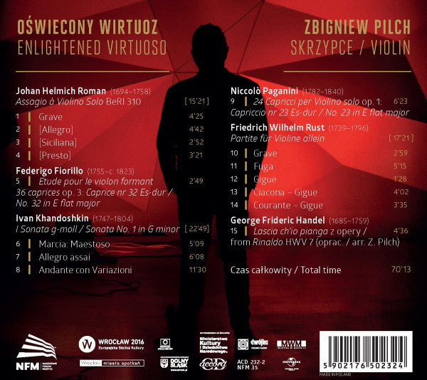 Zbigniew Pilch : Enlightened Virtuoso (CD, Album)