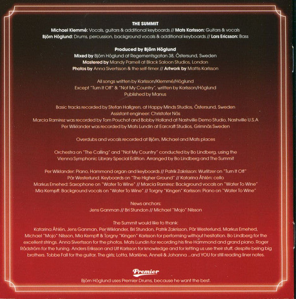 The Summit (4) : Higher Ground (CD, Album)