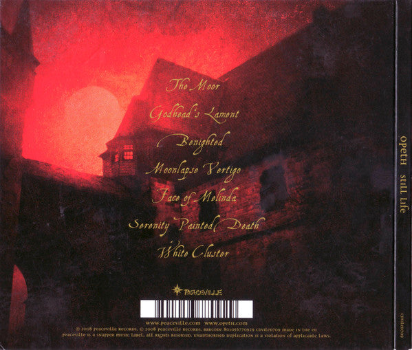 Opeth : Still Life (CD, Album, RE, RM, Dig)