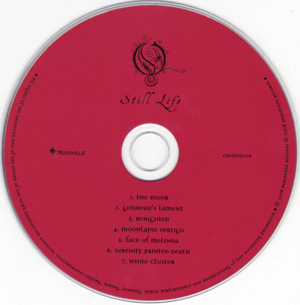 Opeth : Still Life (CD, Album, RE, RM, Dig)