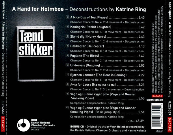 Katrine Ring : A Hand For Holmboe - Deconstructions By Katrine Ring (2xCD, Album)