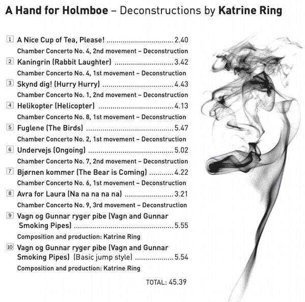 Katrine Ring : A Hand For Holmboe - Deconstructions By Katrine Ring (2xCD, Album)