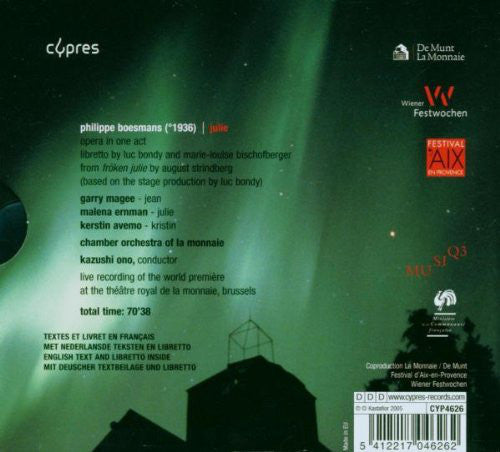 Philippe Boesmans : Julie (CD, Album)