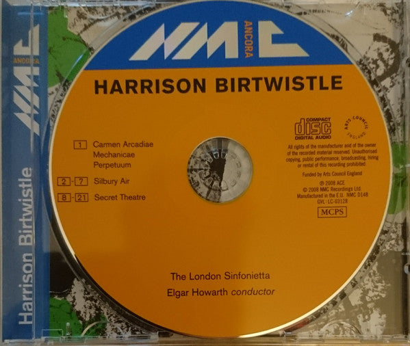 Harrison Birtwistle - London Sinfonietta, Elgar Howarth : Secret Theatre · Silbury Air · Carmen Arcadiae Mechanicae Perpetuum (CD, Album, RE, RM)