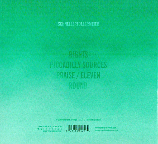Schnellertollermeier : Rights (CD, Album)