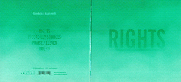 Schnellertollermeier : Rights (CD, Album)