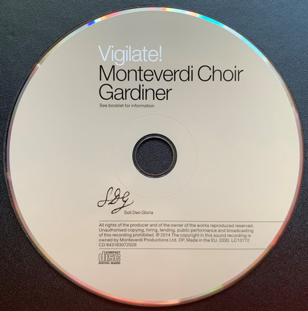 The Monteverdi Choir, John Eliot Gardiner : Vigilate! (English Polyphony In Dangerous Times) (CD, Album)