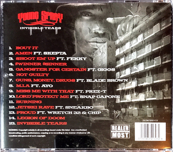 Young Spray : Invisible Tears (CD, Album)