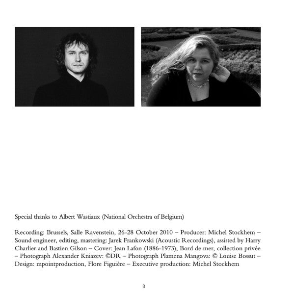 César Franck, Eugène Ysaÿe - Alexander Kniazev, Plamena Mangova : Works For Cello And Piano (CD, Album)