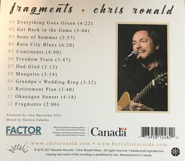 Chris Ronald : Fragments (CD, Album)