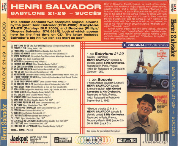 Henri Salvador : Babylone 21-29 + Succès (CD, Comp, Dig)
