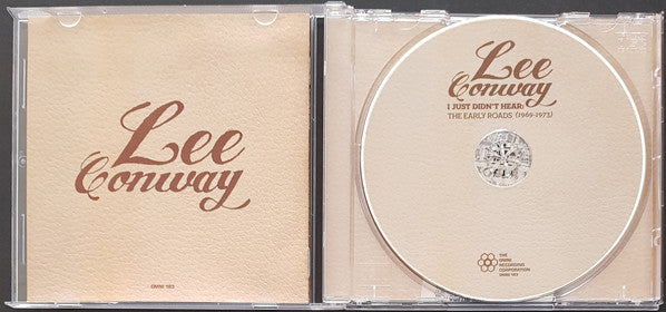 Lee Conway : I Just Didn't Hear: The Early Roads (1969-1973) (CD, Comp)