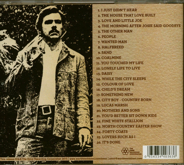 Lee Conway : I Just Didn't Hear: The Early Roads (1969-1973) (CD, Comp)