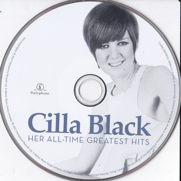 Cilla Black : Her All-Time Greatest Hits (CD, Comp, RM)