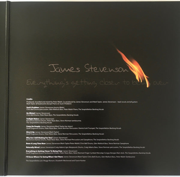 James Stevenson : Everything's Getting Closer To Being Over (LP, Album, Blu)