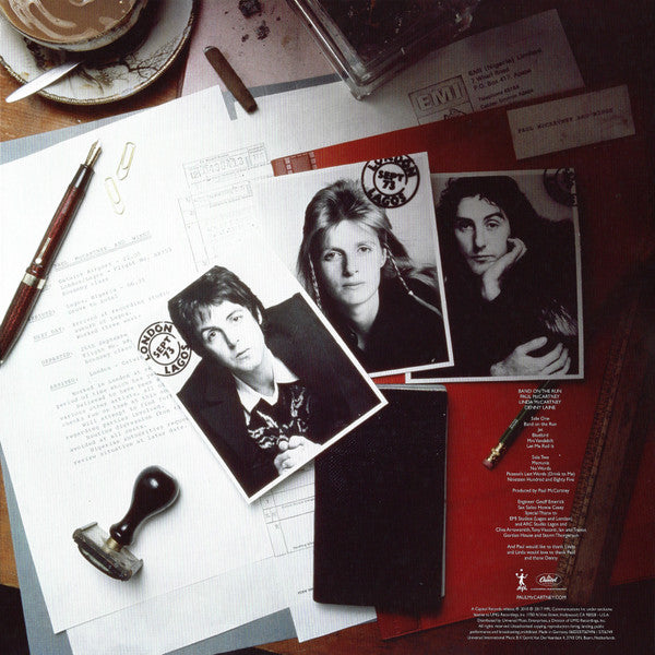Wings (2) : Band On The Run (LP, Album, RE, RM, 180)