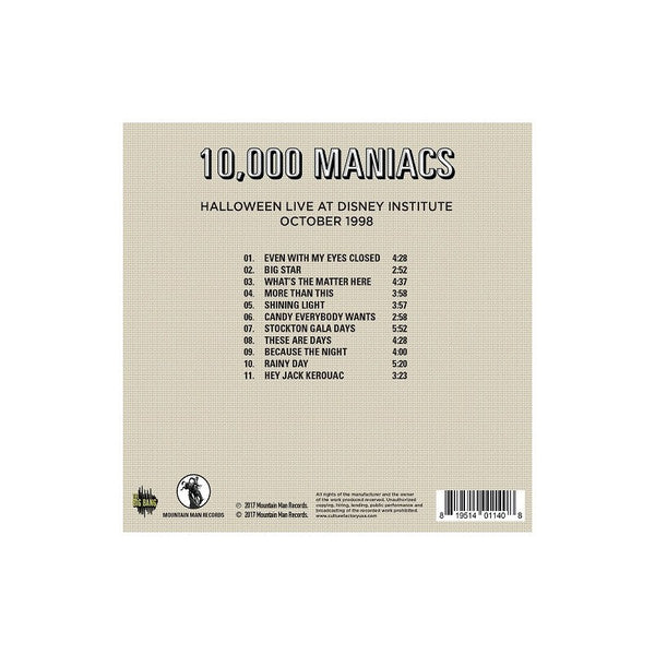 10,000 Maniacs : Halloween Live At Disney Institute (HDCD, Album, Ltd, RE, RM)