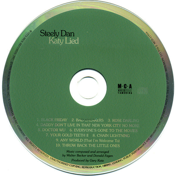 Steely Dan : Katy Lied (CD, Album, RE, RM)