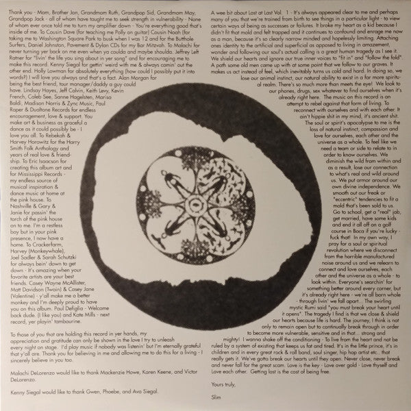 Langhorne Slim : Lost At Last Vol. 1 (LP, Album)