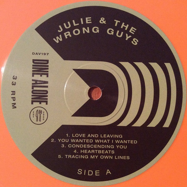 Julie Doiron & The Wrong Guys : Julie & The Wrong Guys (LP, Album, Ora)