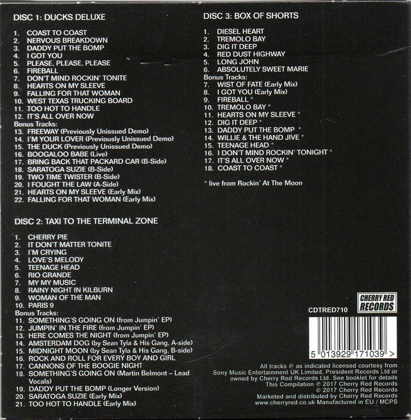 Ducks Deluxe : Coast To Coast: The Anthology (CD, Album, RE + CD, Album, RE + CD, MiniAlbum, RE )