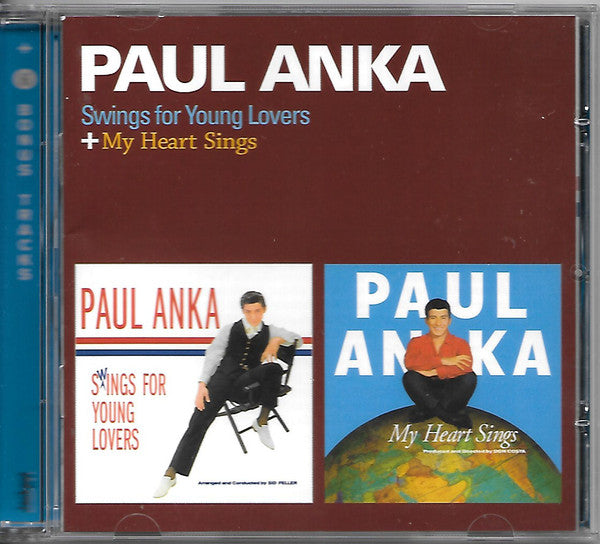 Paul Anka : Songs For Young Lovers + My Heart Sings (CD, Comp, RM)