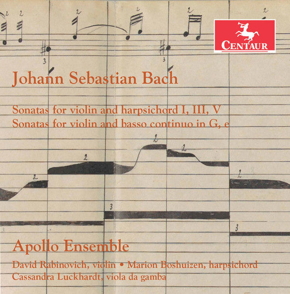 Johann Sebastian Bach, Apollo Ensemble, David Rabinovich, Marion Boshuizen, Cassandra L. Luckhardt : Sonatas (CD, Album)