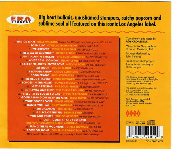 Various : Era Records Northern Soul (CD, Comp)