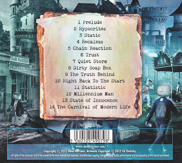 Dave Kerzner : Static (CD, Album)
