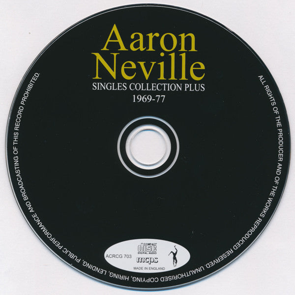 Aaron Neville : Singles Collection Plus 1969-77 (CDr, Comp)