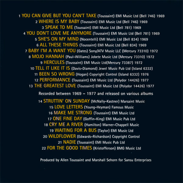 Aaron Neville : Singles Collection Plus 1969-77 (CDr, Comp)