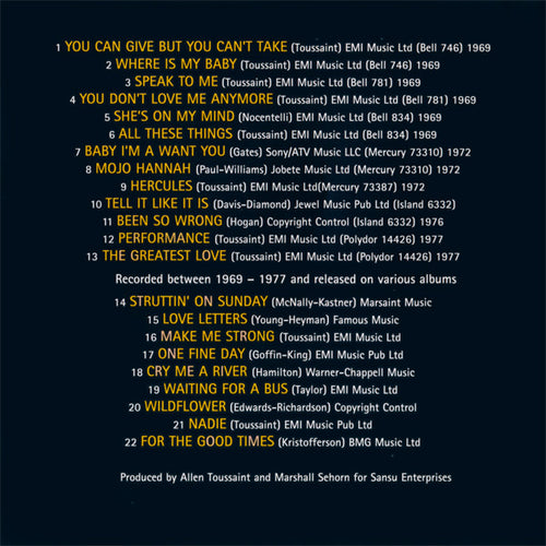 Aaron Neville : Singles Collection Plus 1969-77 (CDr, Comp)