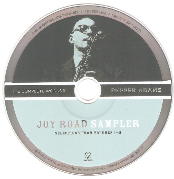 Various : Joy Road Sampler (Selections From Volumes 1-5) (CD, Comp, Smplr)