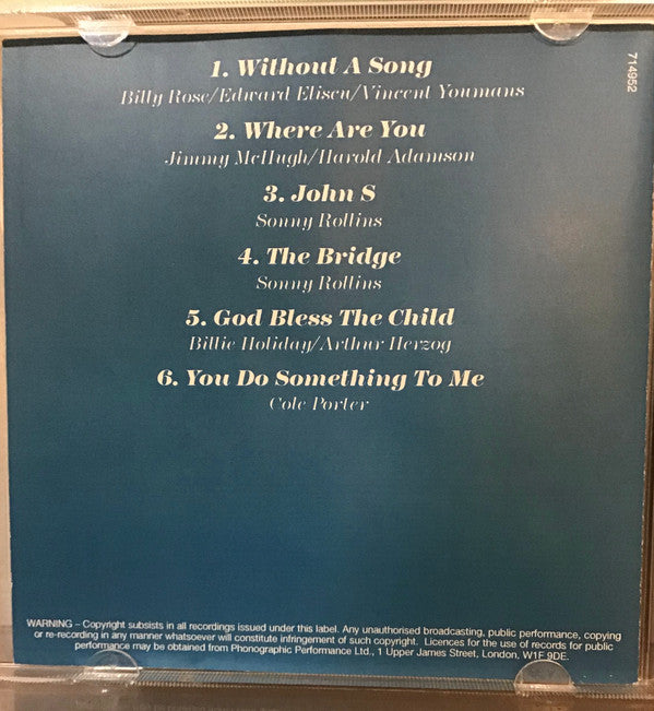 Sonny Rollins : The Bridge (CD, Album, Mono)