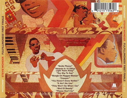 Stevie Wonder : Fulfillingness' First Finale (CD, Album, RE, RM)
