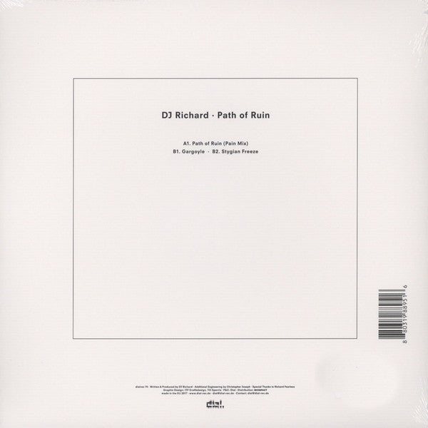 DJ Richard (5) : Path Of Ruin (12")