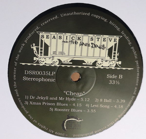 Seasick Steve & The Level Devils : Cheap (LP, Album, RE)