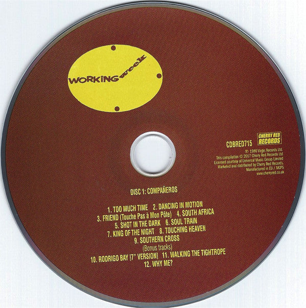 Working Week : Compañeros (CD, Album, RE + CD, Comp + RM, 2xC)