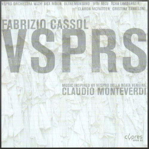 Fabrizio Cassol : VSPRS (Music Inspired By Vespro Della Beata Vergine, Claudio Monteverdi) (CD, Album)