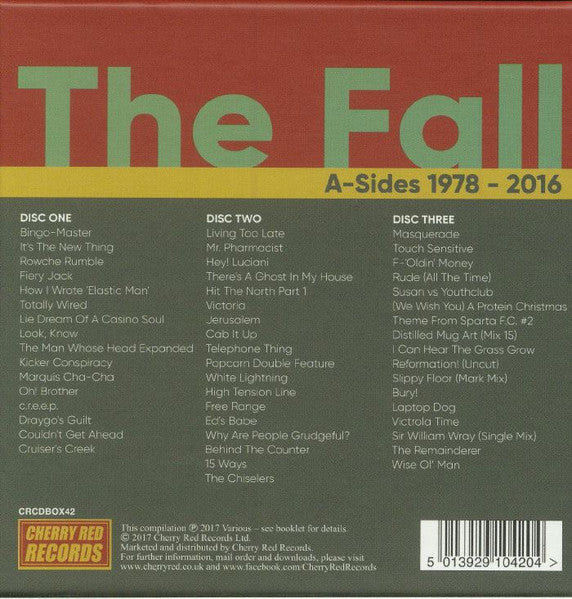 The Fall : A-Sides 1978 - 2016 (3xCD, Comp + Box)